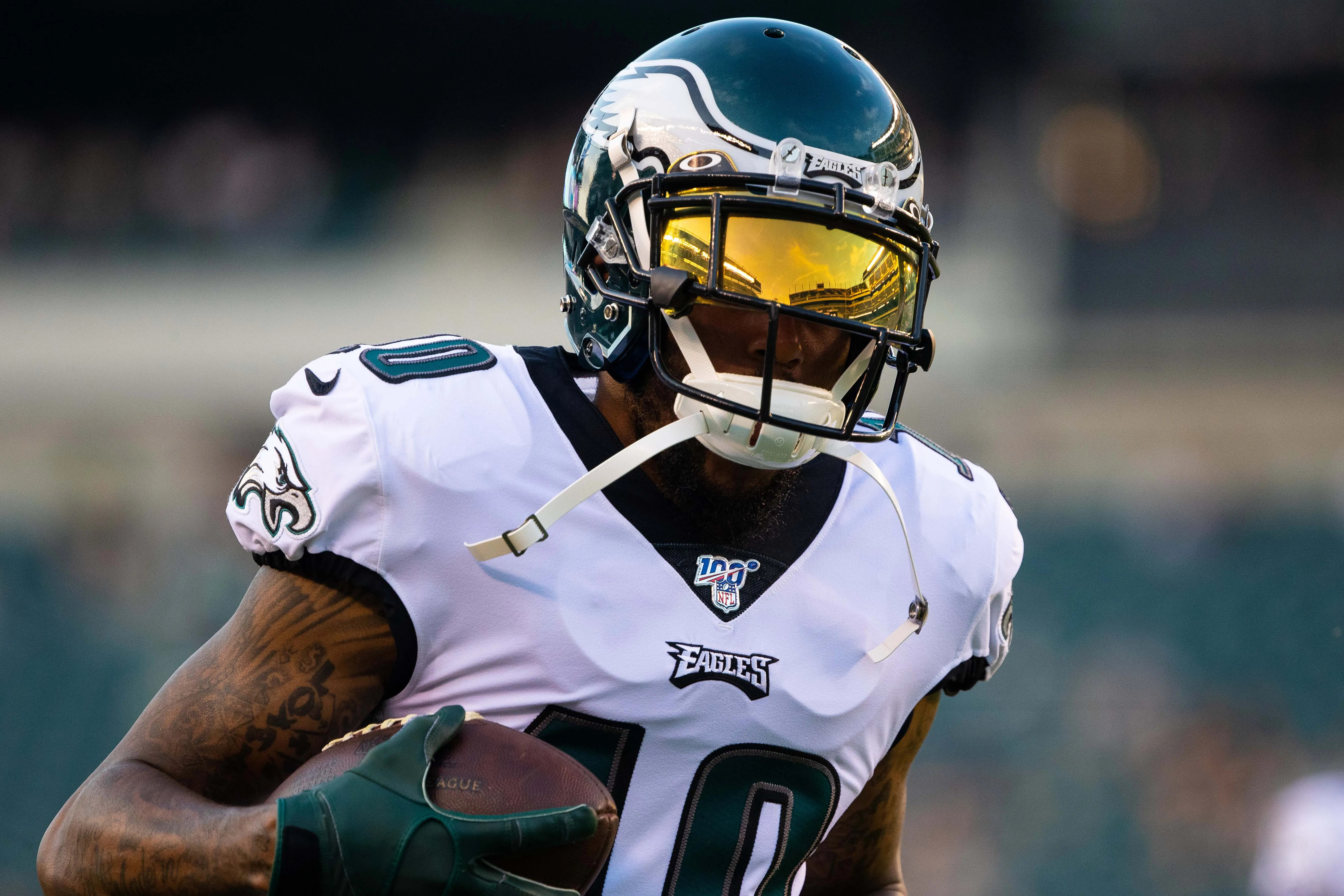 DeSean Jackson had 42 total touchdowns with the Philadelphia Eagles. 